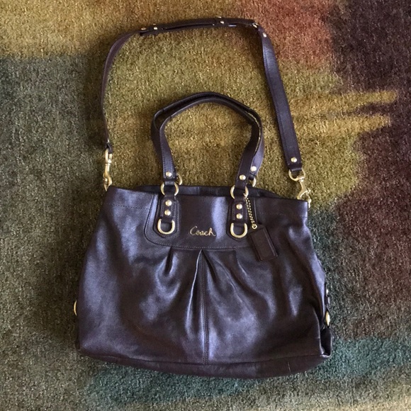 Coach Ashley Leather Carryall - Picture 1 of 8